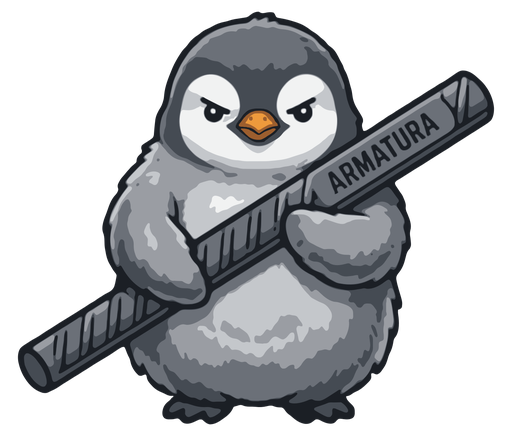 The penguin, the Armatura mark